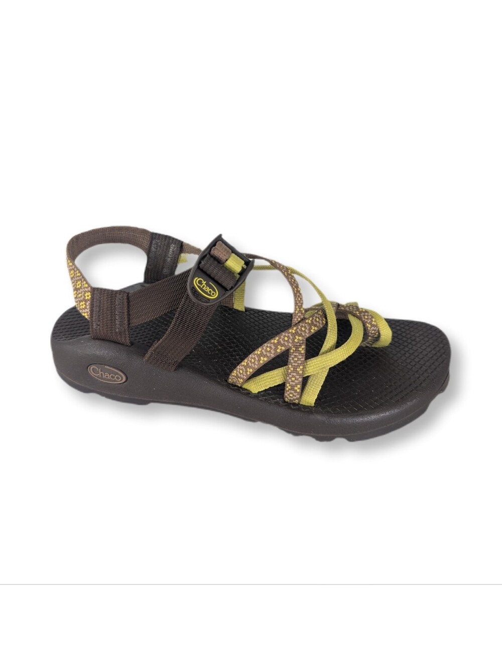 Chaco Z Cloud Women's Brown Green Strappy Outdoor Sandals